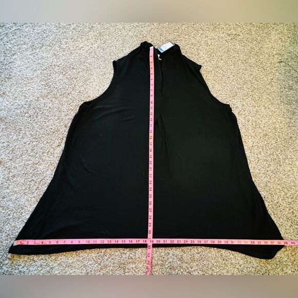 Avenue Plus Size Aria Pleat Front Top Sleeveless size 22/24 - Picture 4 of 8